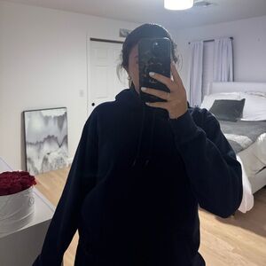 Brandy Melville Navy Blue Hoodie